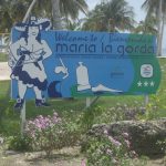 Entrance sign at Maria la Gorda resort
