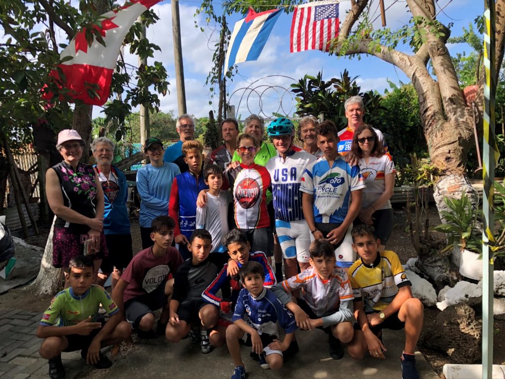 2020 Guajiro Cycling Tour group with our Punta Brava Youth Cycling Club